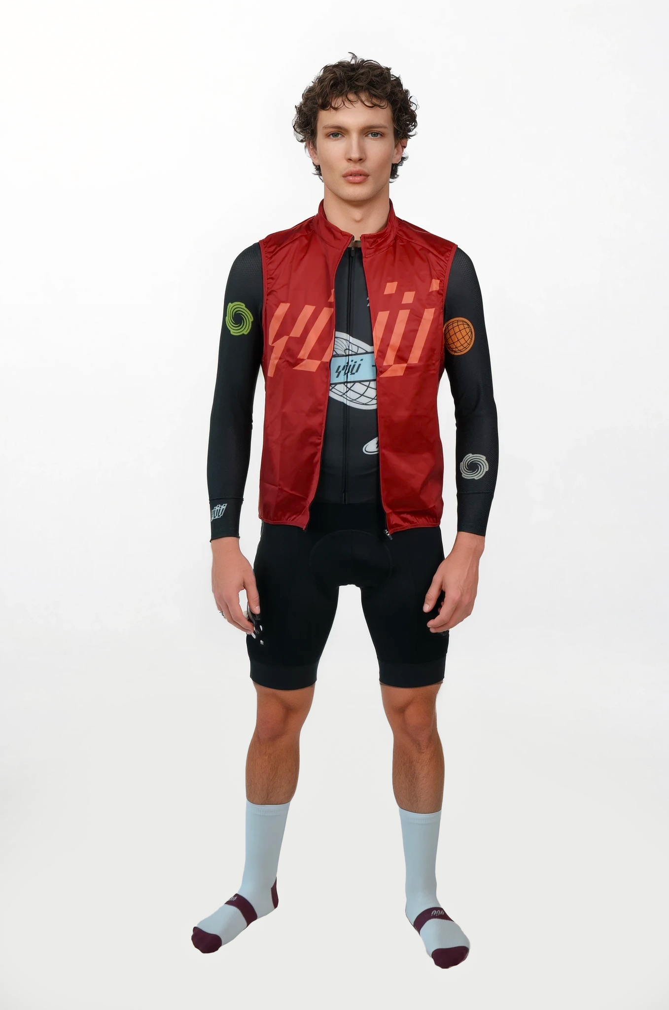 Chaleco corta vientos para ciclismo