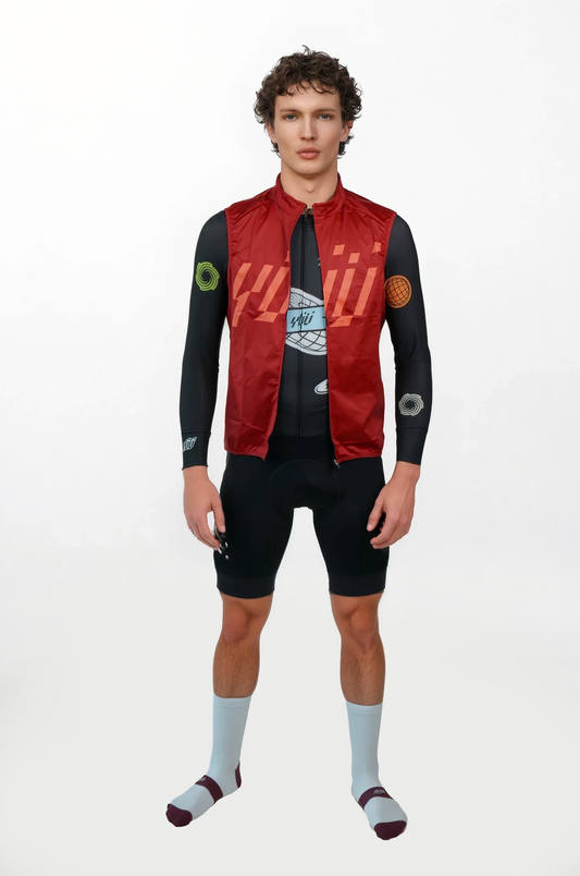 Chaleco corta vientos para ciclismo